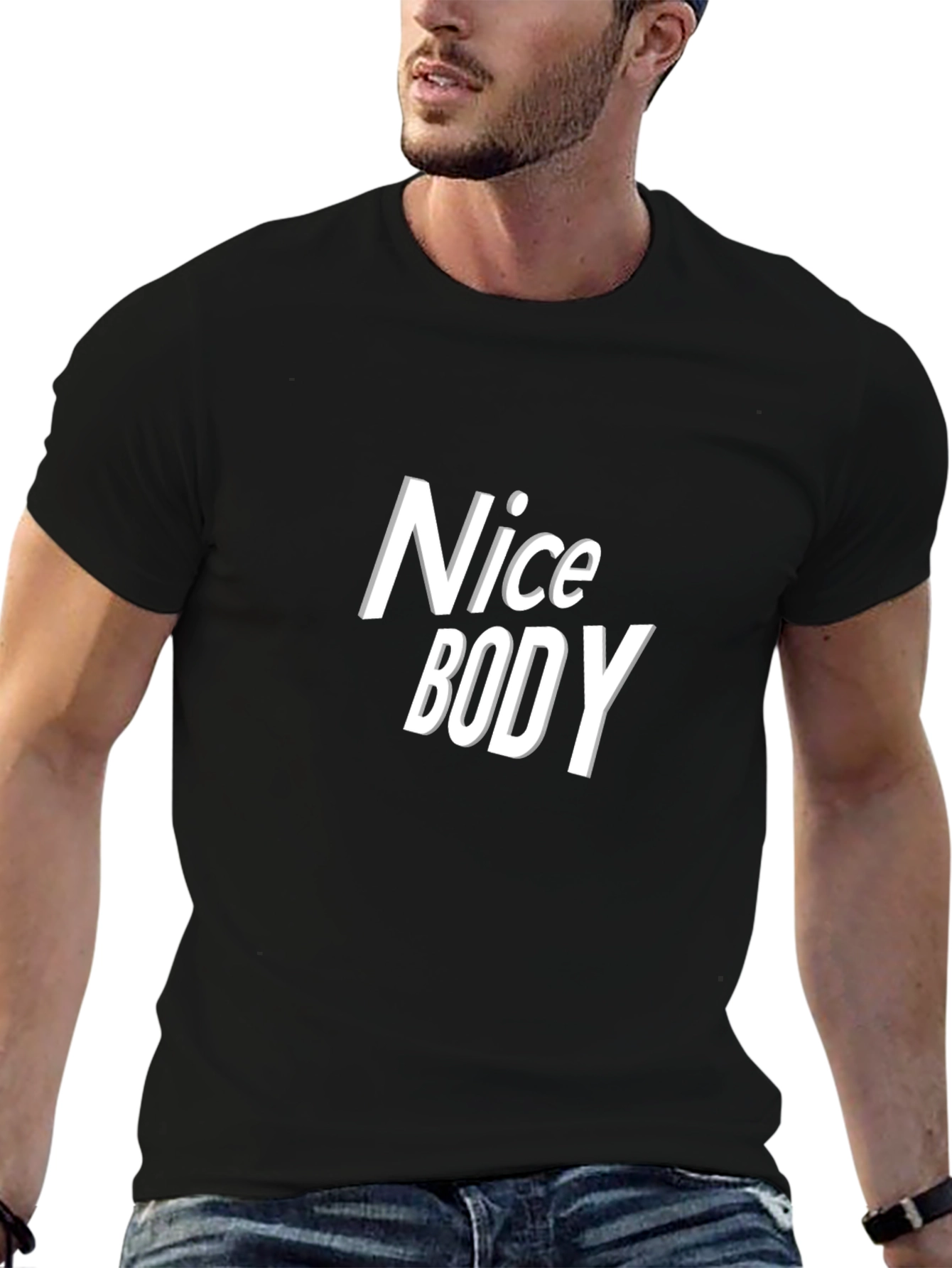 Nice Body Graphic Tee - Trendy T-Shirt