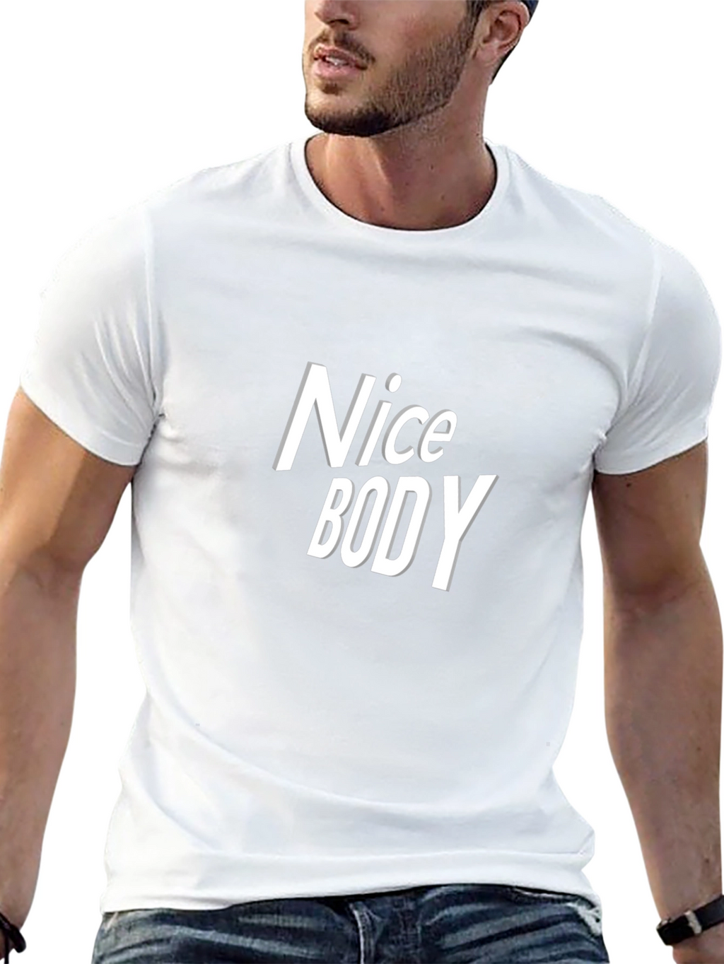 Nice Body Graphic Tee - Trendy T-Shirt