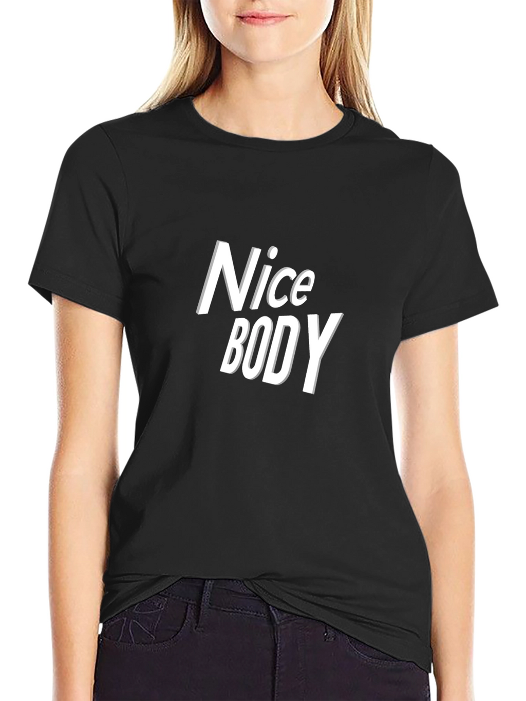 Nice Body Graphic Tee - Trendy T-Shirt