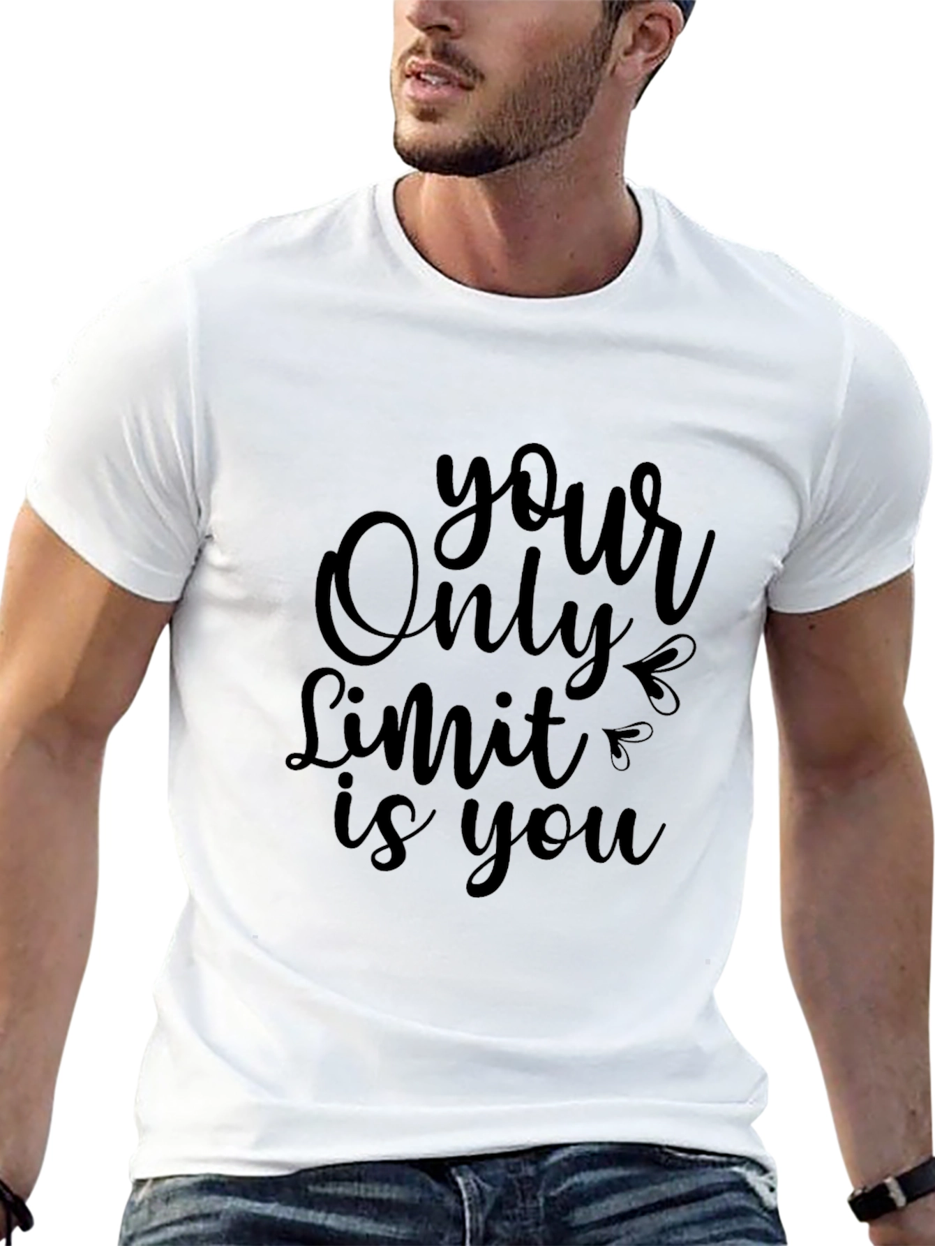 Motivational Graphic Tee - Your Only Limit