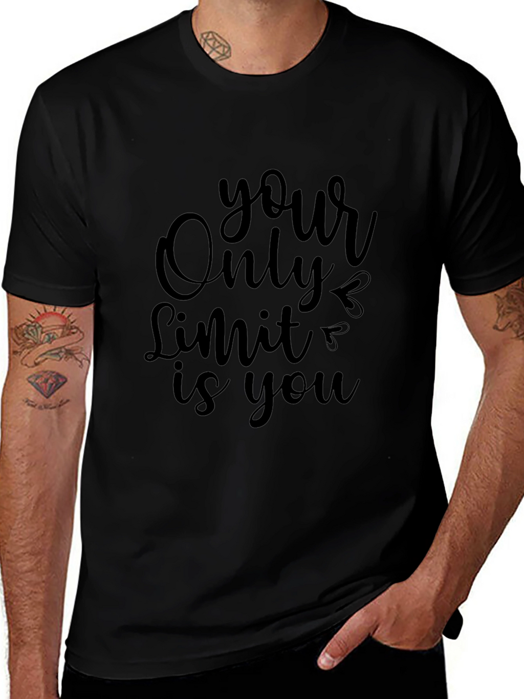 Motivational Graphic Tee - Your Only Limit