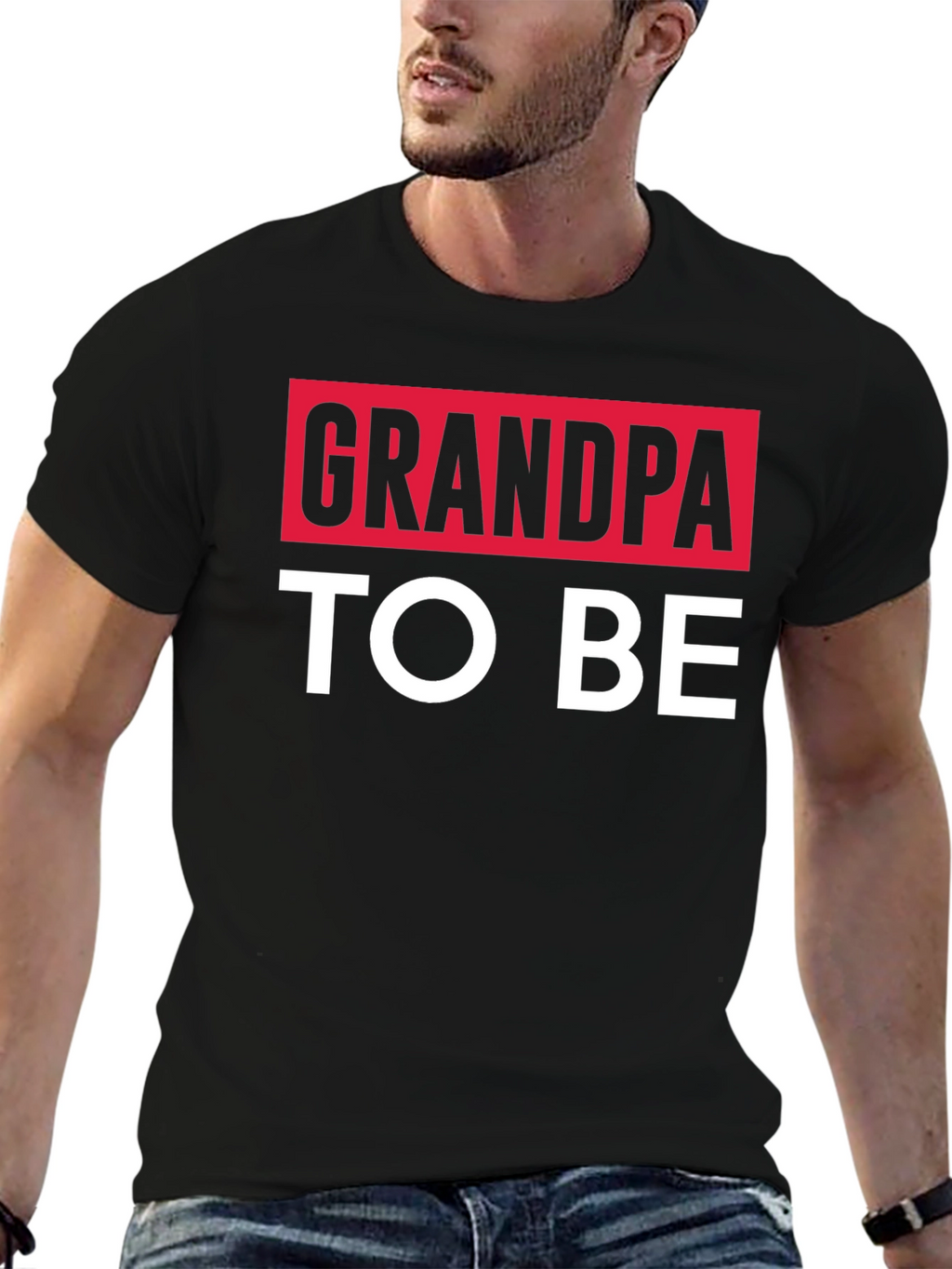Grandpa To Be Graphic T-Shirt