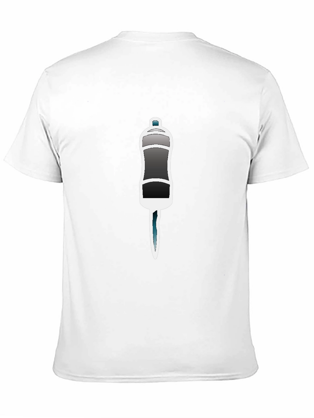 Black T-Shirt with Salt Shaker Graphic