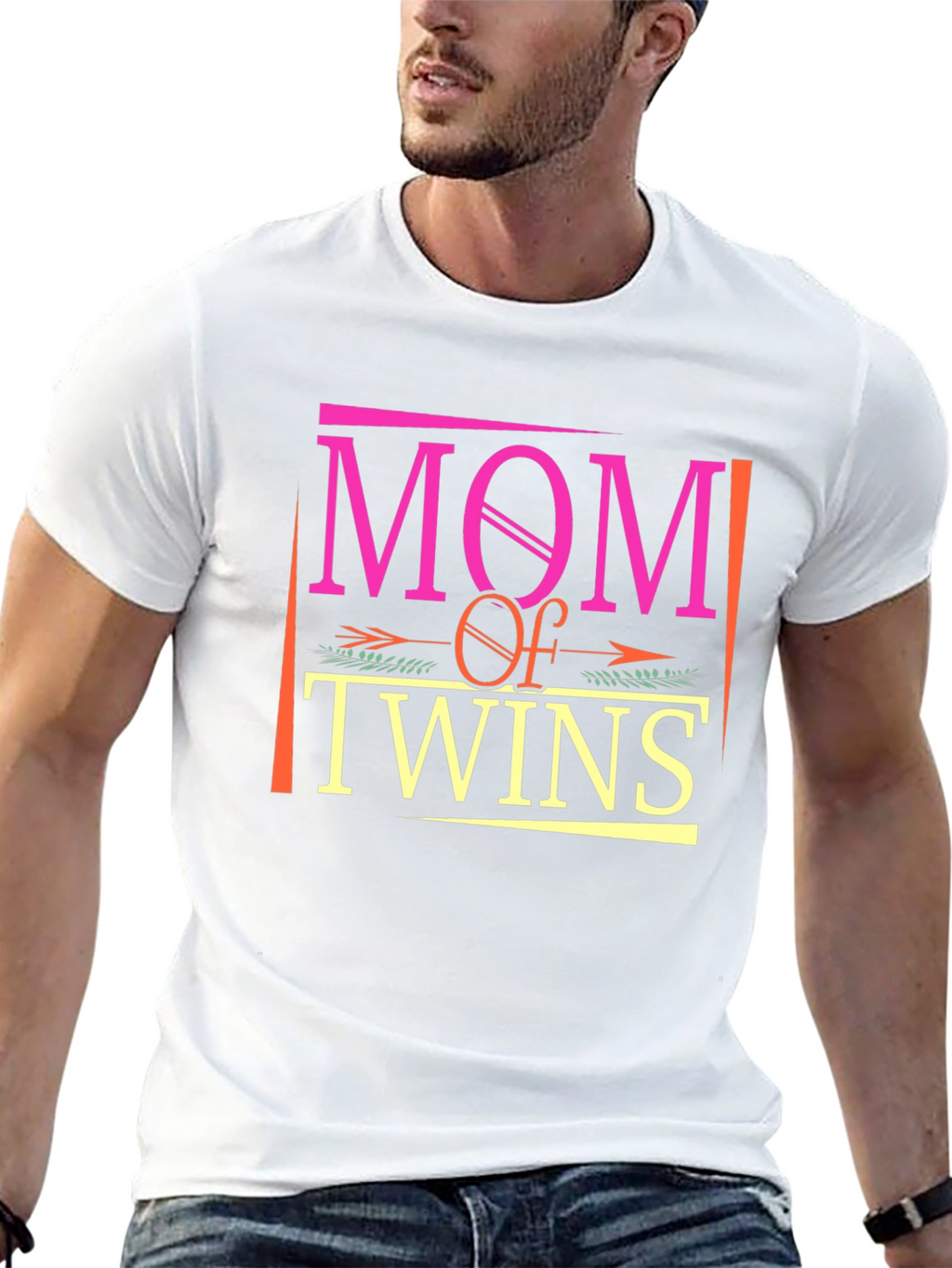 Mom of Twins Graphic T-Shirt