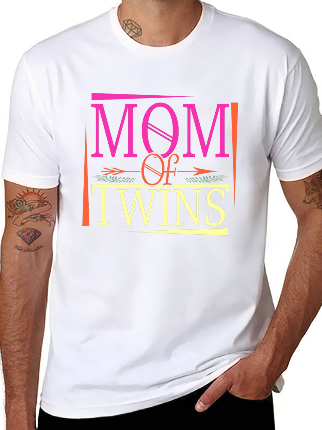 Mom of Twins Graphic T-Shirt