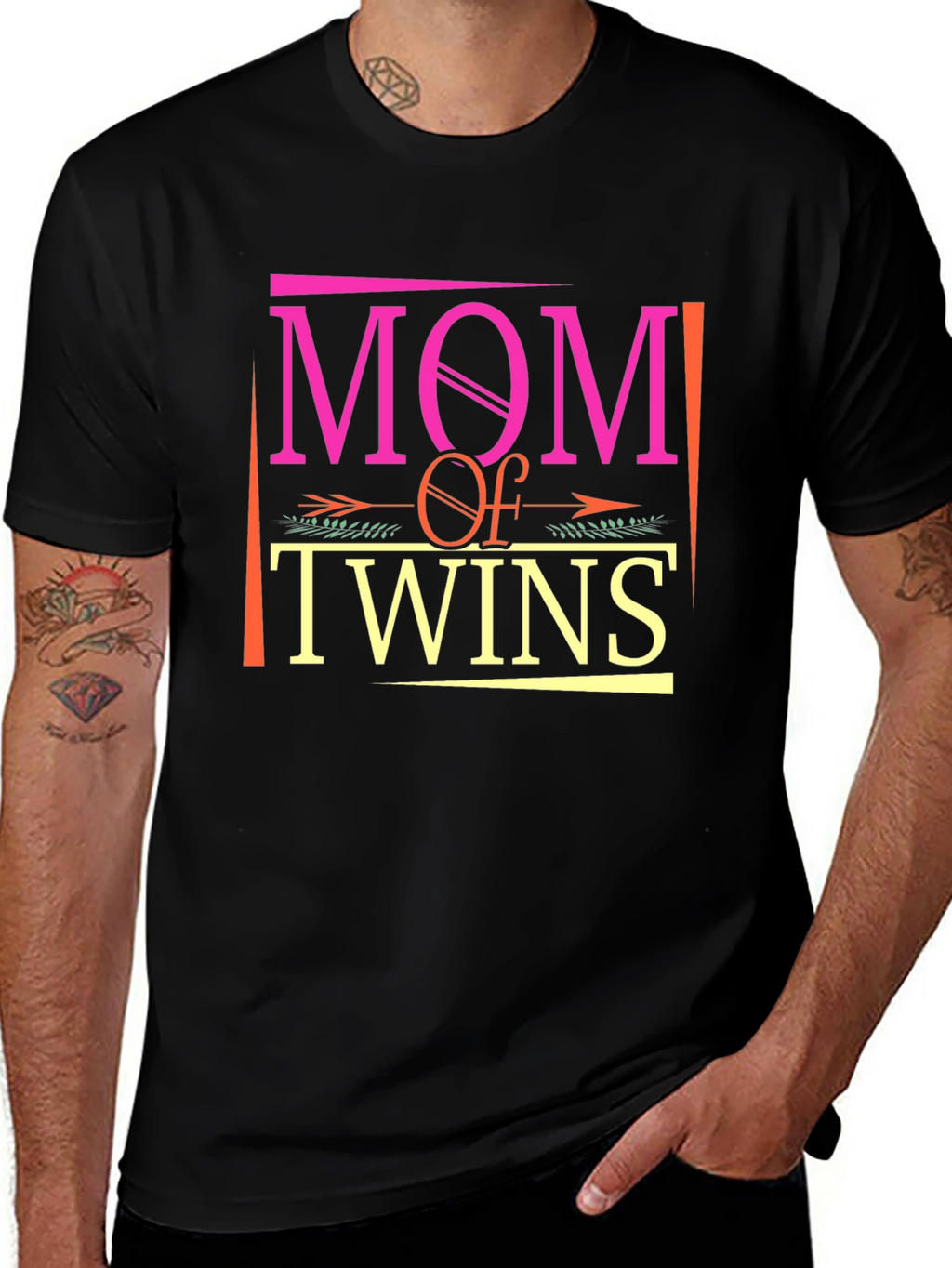 Mom of Twins Graphic T-Shirt