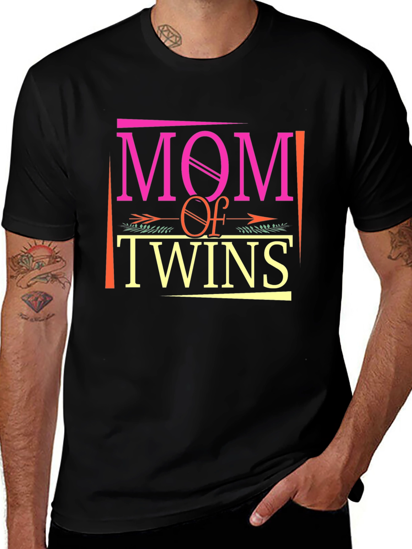 Mom of Twins Graphic T-Shirt