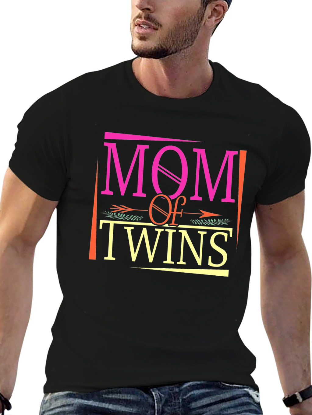 Mom of Twins Graphic T-Shirt