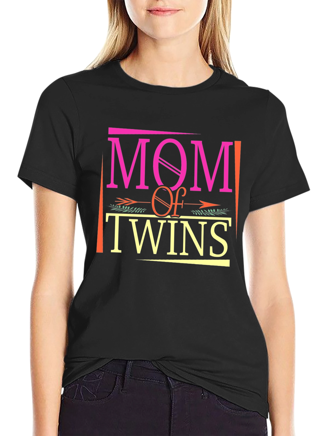 Mom of Twins Graphic T-Shirt