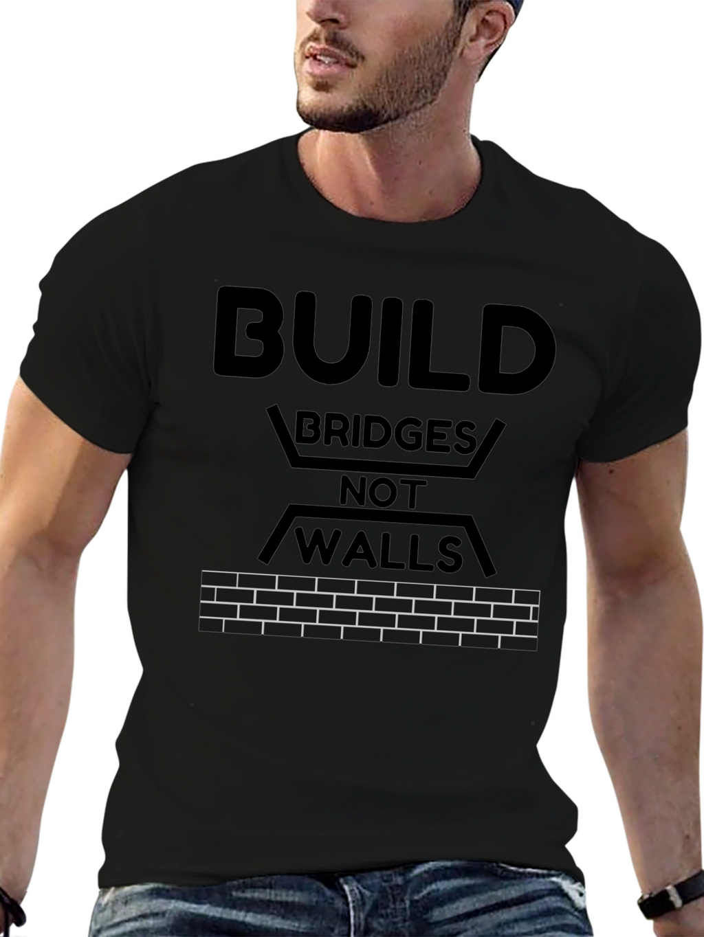 Build Bridges T-Shirt - Political Statement Tee