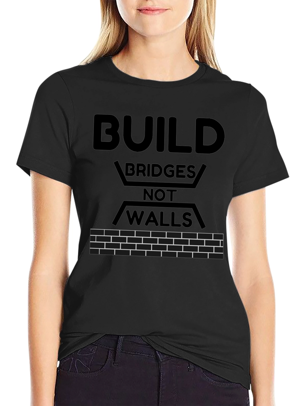 Build Bridges T-Shirt - Political Statement Tee