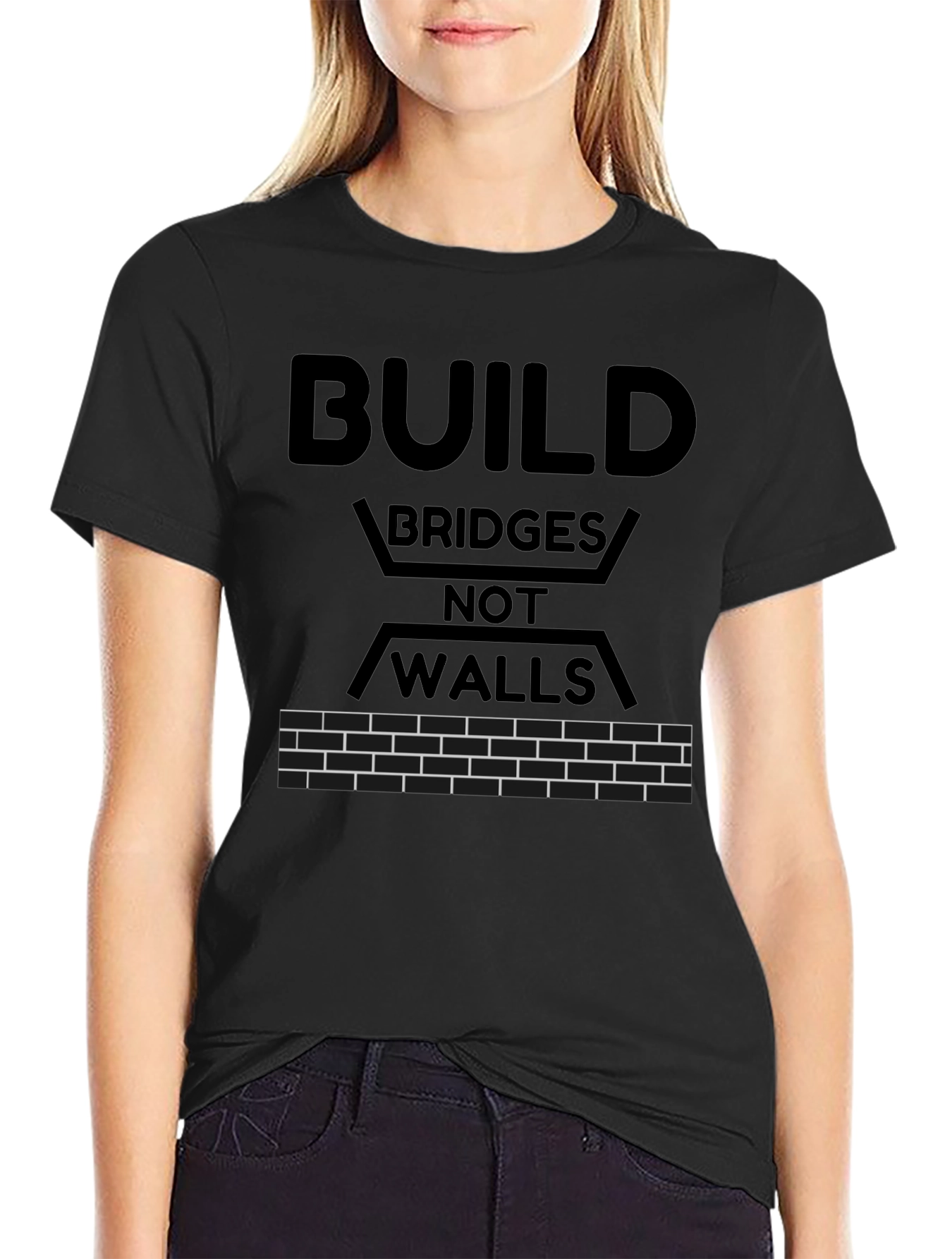 Build Bridges T-Shirt - Political Statement Tee