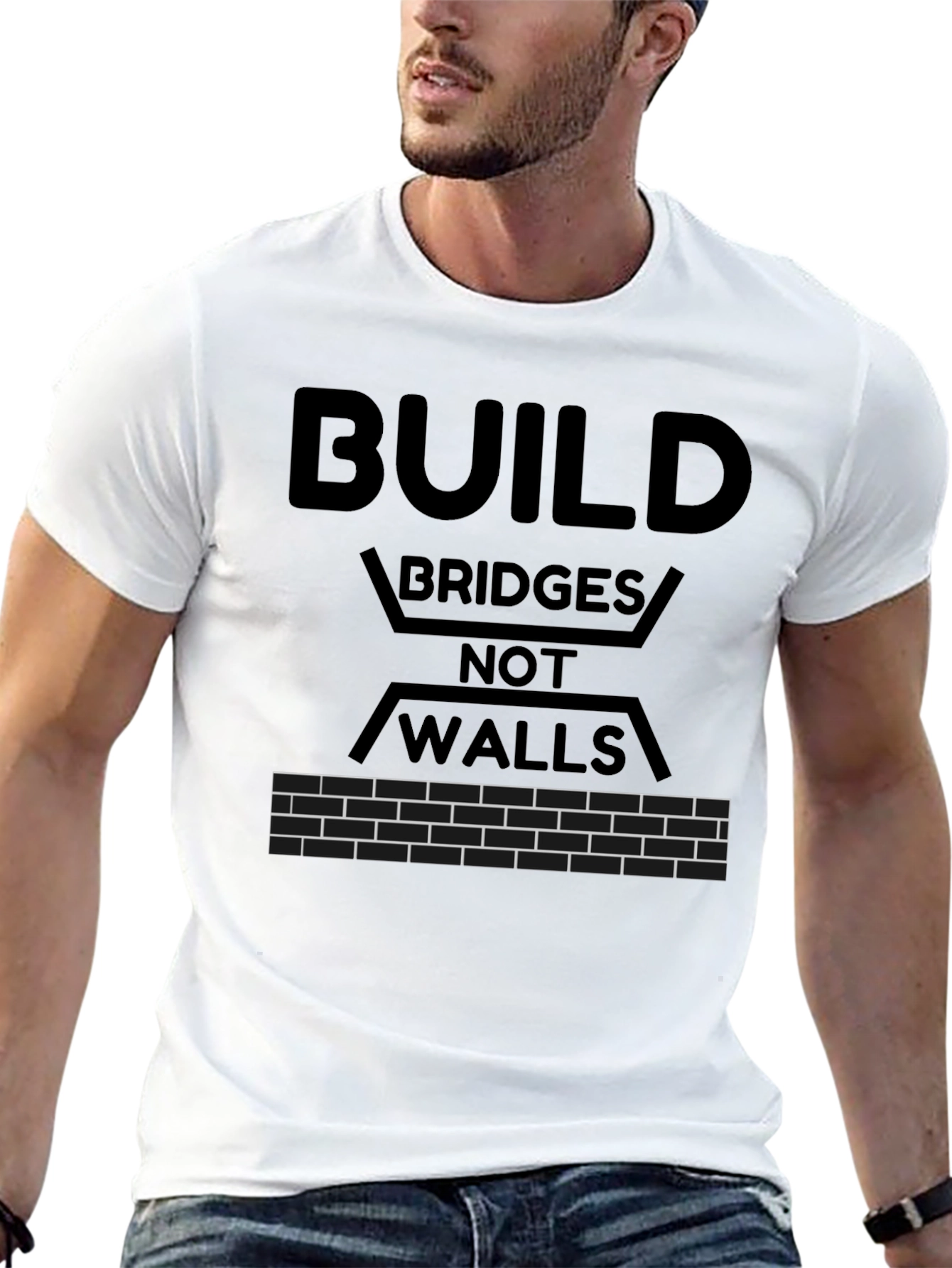 Build Bridges T-Shirt - Political Statement Tee