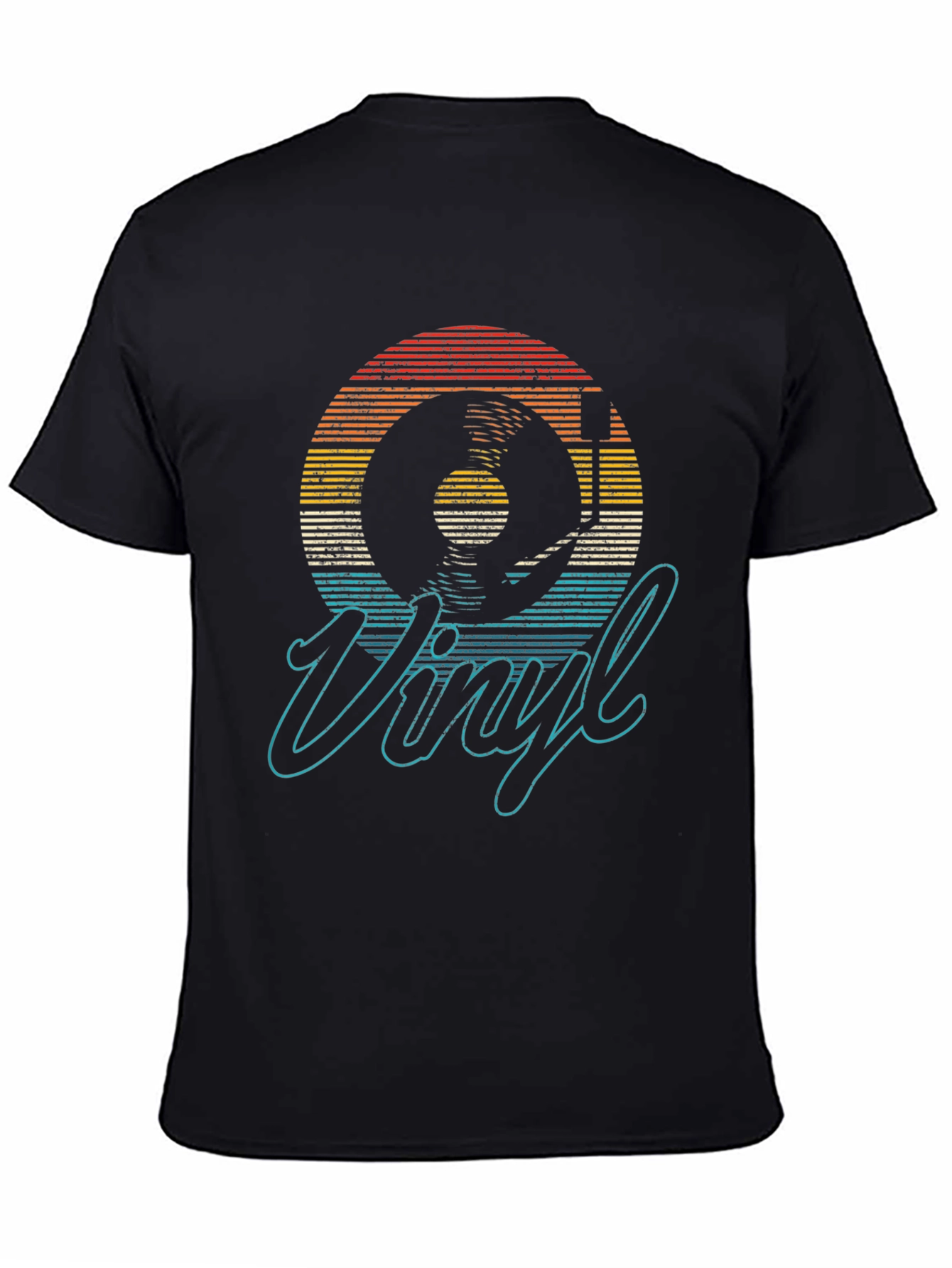 Retro Vinyl Record Graphic Tee