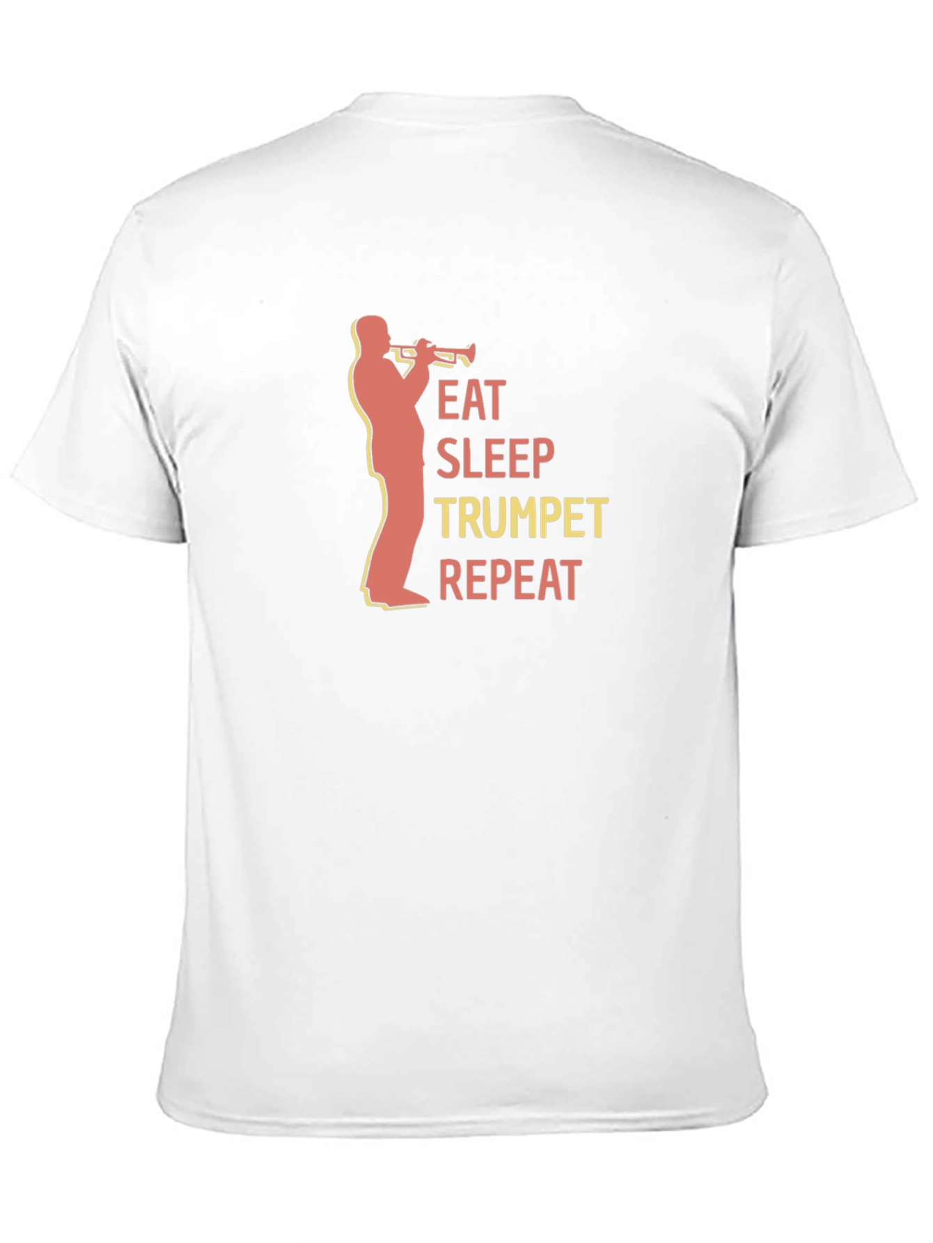 Eat Sleep Trumpet Repeat Black T-Shirt